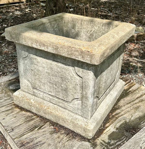 Antique Concrete Planter Box Pair GA20135