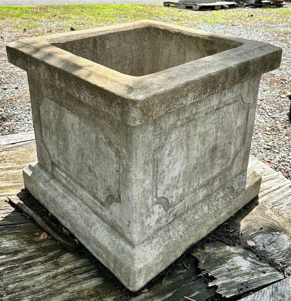 Antique Concrete Planter Box Pair GA20135