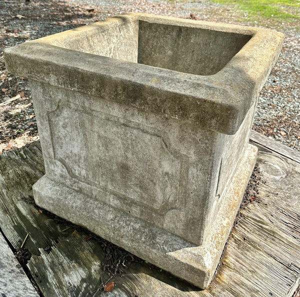 Antique Concrete Planter Box Pair GA20135