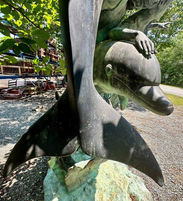 8 Foot Bronze Free-Standing Fountain Sculpture GA20142