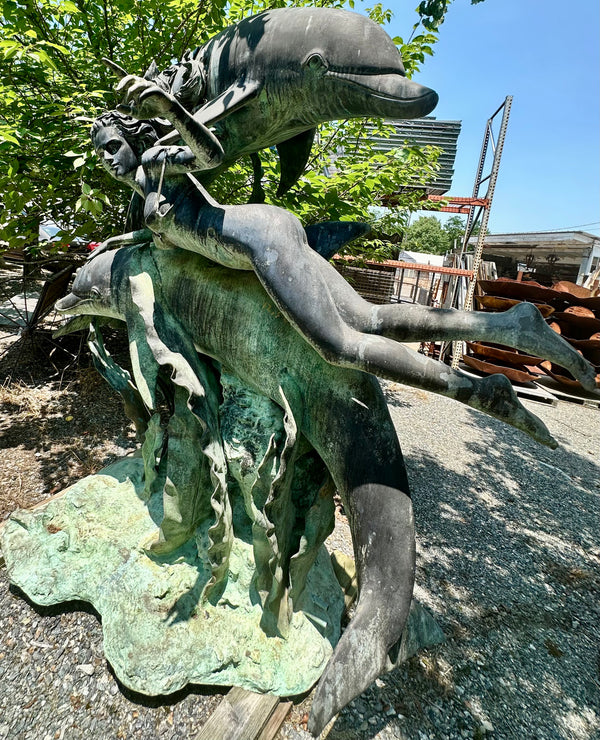 8 Foot Bronze Free-Standing Fountain Sculpture GA20142