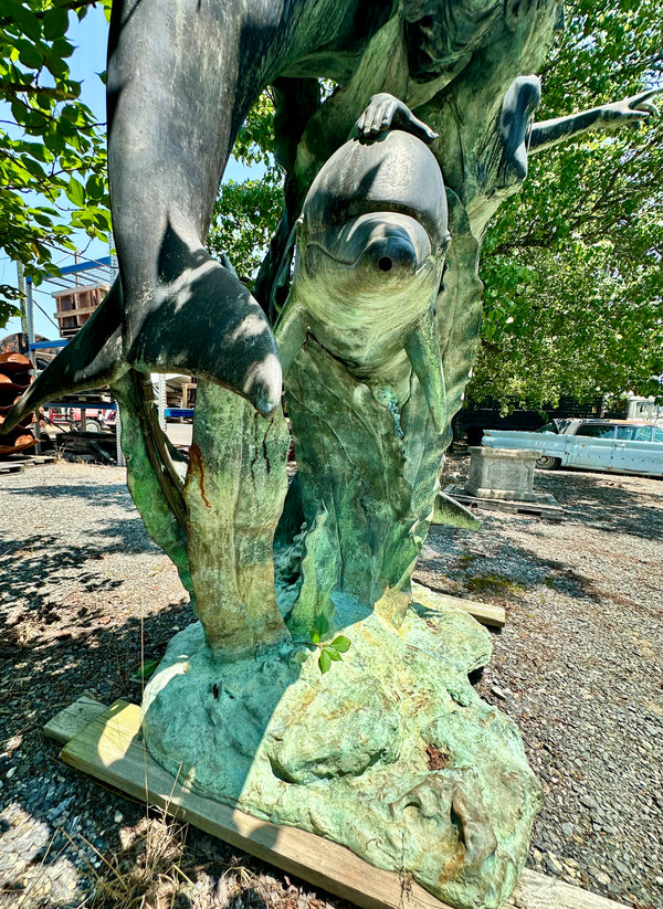 8 Foot Bronze Free-Standing Fountain Sculpture GA20142