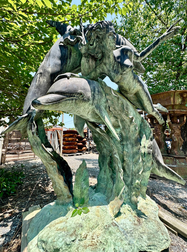 8 Foot Bronze Free-Standing Fountain Sculpture GA20142