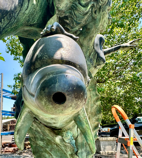 8 Foot Bronze Free-Standing Fountain Sculpture GA20142