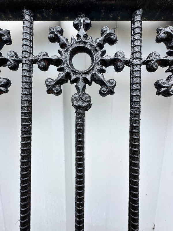 Ornate Painted Iron Driveway Gate Pair GA20154