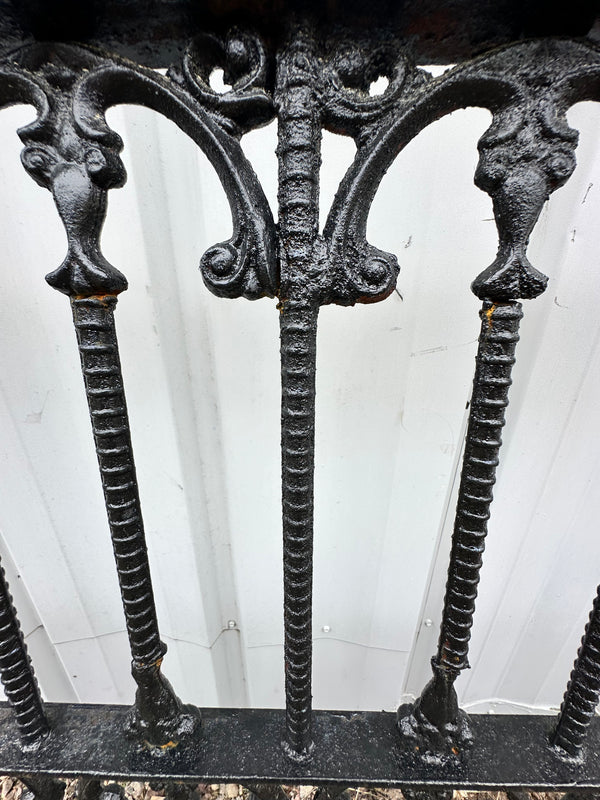 Ornate Painted Iron Driveway Gate Pair GA20154