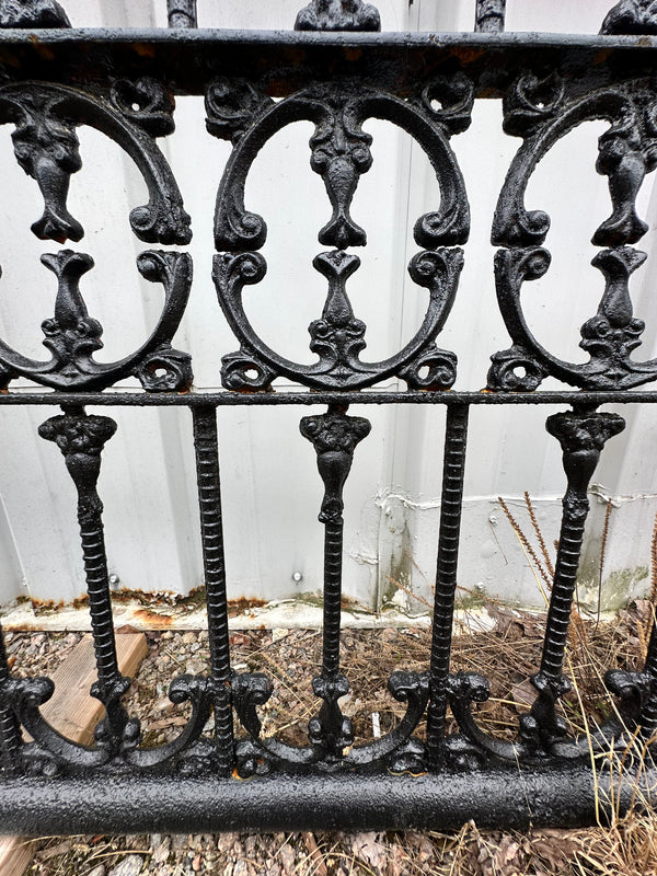 Ornate Painted Iron Driveway Gate Pair GA20154