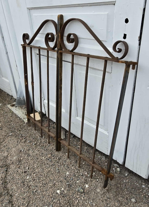 Scrolled Top Iron Garden Gate GAM0470