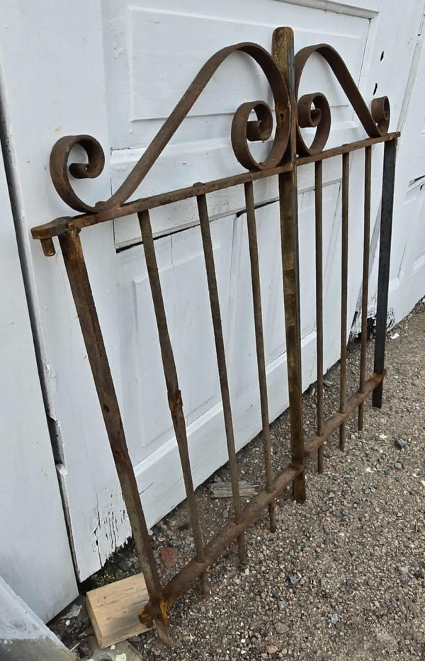 Scrolled Top Iron Garden Gate GAM0470