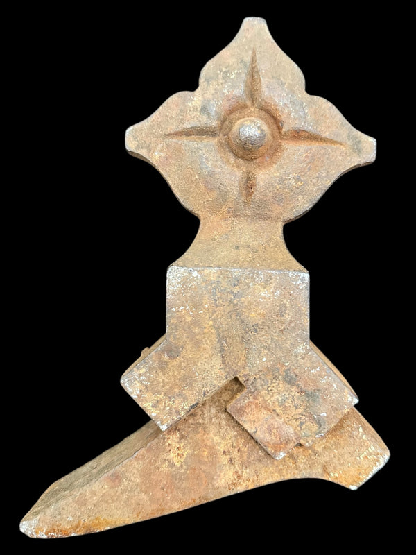 Antique Iron Finial Pair GA20061