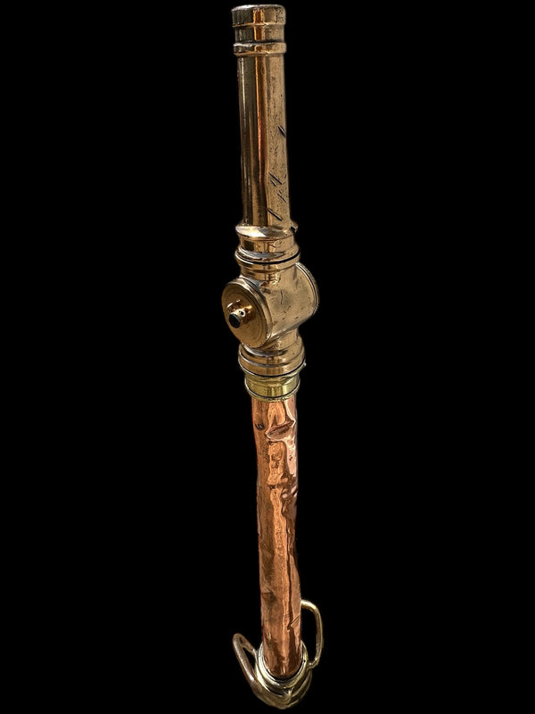 Gold & Red Brass Fire Hose Nozzle GA20068