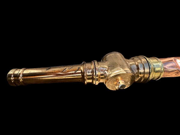 Gold & Red Brass Fire Hose Nozzle GA20068
