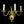 Load image into Gallery viewer, 3-Arm Solid Brass Wall Sconce Set GA20092