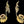 Load image into Gallery viewer, Brass Candle Wall Sconce Pair GA20097