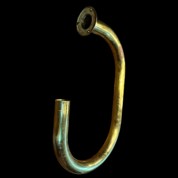 Set of 4 Solid Brass Bar Handrails w/ Flanges GA20118