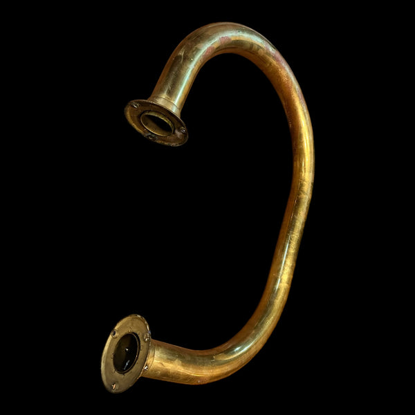 Set of 4 Solid Brass Bar Handrails w/ Flanges GA20118