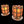 Load image into Gallery viewer, Pair of Roundelle Painted Glass Shades w/ Hand Forged Leading GA20145