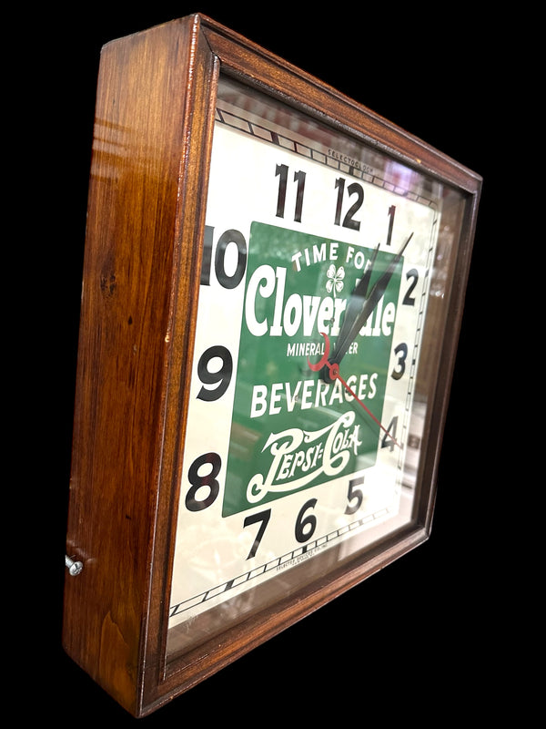 Cloverdale Pepsi-Cola Beverages Wall Clock GA20151