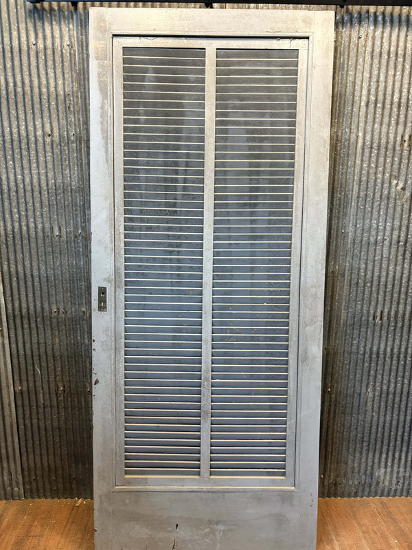 Grey Louvered Door GS6061