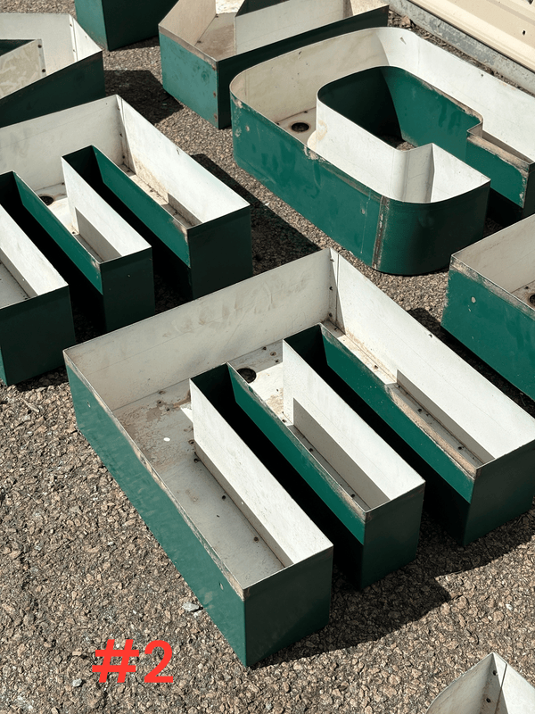 Tin Neon Letter Cans - 3 Sizes Available GA20465