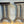 Load image into Gallery viewer, Pair of Art Deco Cast Iron Machine Legs 33 1/2" T x 19 3/4" W GA-S089