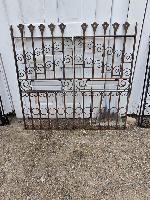 Antique Iron Garden Gate Pair GAM0460