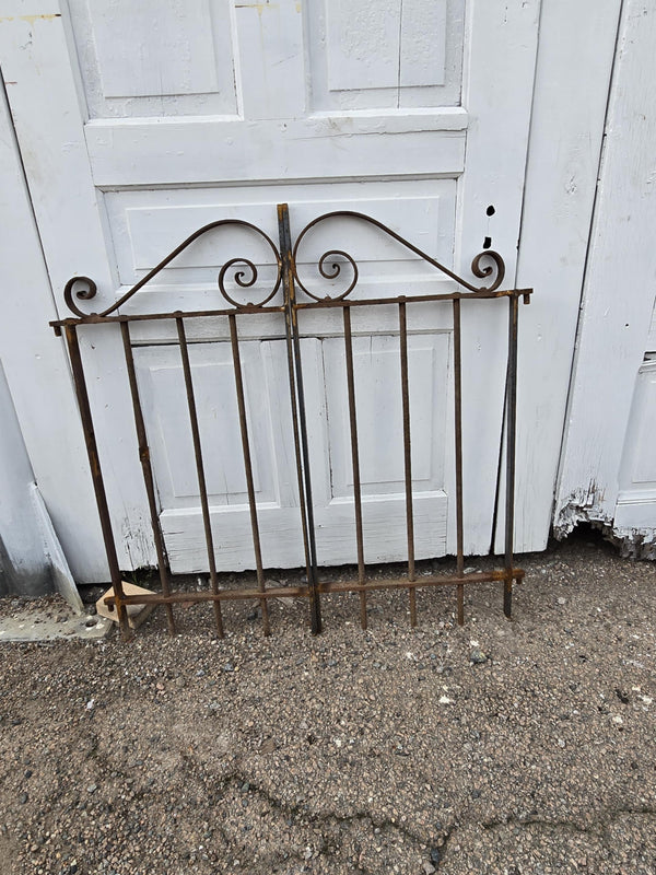 Scrolled Top Iron Garden Gate GAM0470