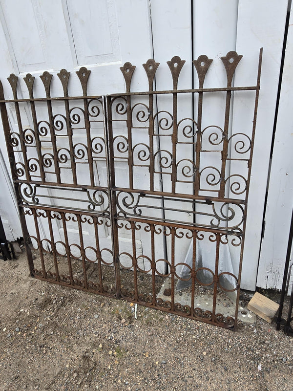 Antique Iron Garden Gate Pair GAM0460
