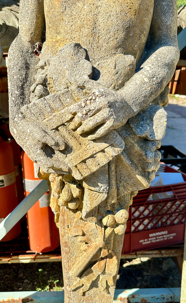 Concrete Satyr Garden Statues - 2 Available GA20446