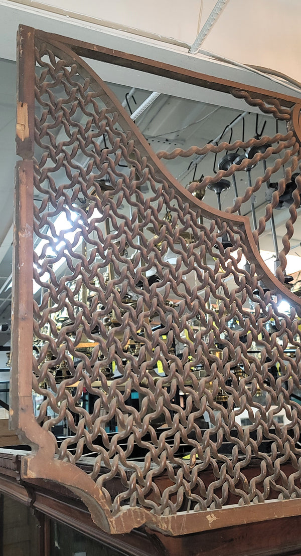 Ornate Wooden Victorian Fret Work 77" Long x 32" Tall GS00825