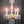 Load image into Gallery viewer, Restored 4 Light Crystal Chandelier w/ Faceted Prism Garland 25" x 19" GS00577