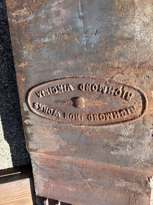 Early 1900's Cast Iron Commercial Building Facade Corner Brackets From Richmond, VA GA20320