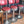 Load image into Gallery viewer, 3 Vintage Chrome & Red Vinyl Bar Stools with Bottom Base & Foot Rest GA9860