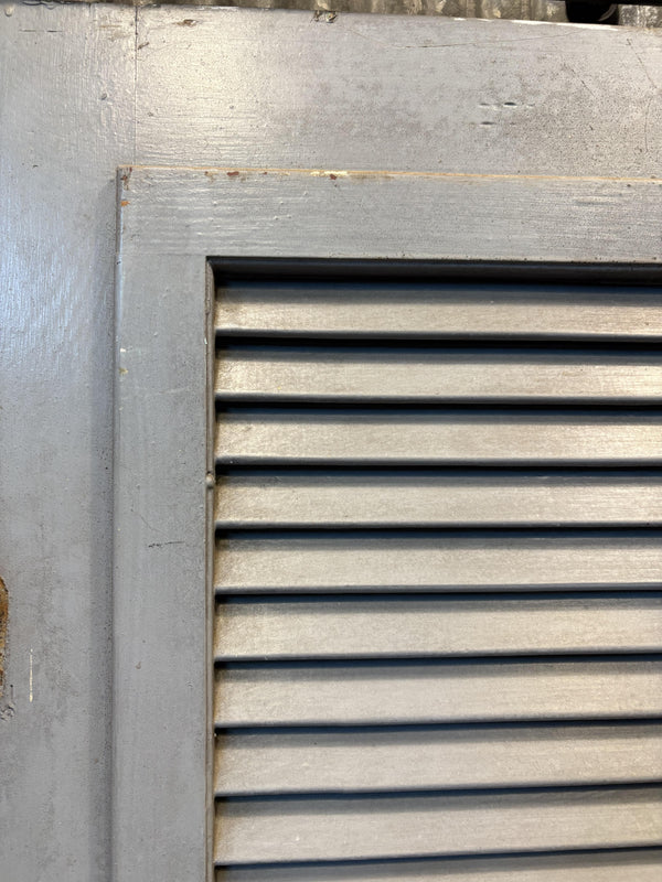 Grey Louvered Door GS6061