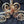 Load image into Gallery viewer, Vintage Pair of Ornate Wrought Iron Andirons 31" T x 25" D x 15 1/2" W GS00830