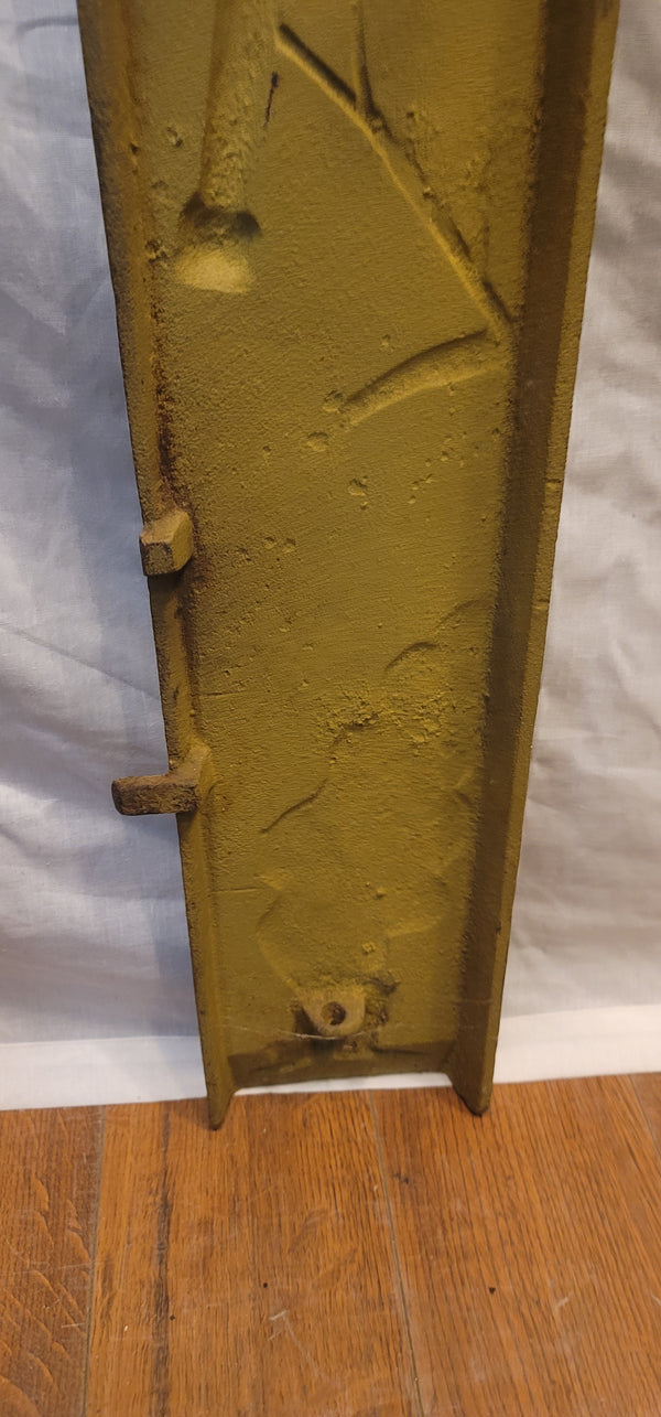 Greek Inspired Embossed Cast Iron Fireplace Surround 30 1/2" x 30" GS00815