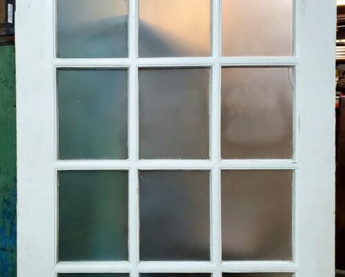 Frosted 12-lite 1 Panel Glass Door GAM0107