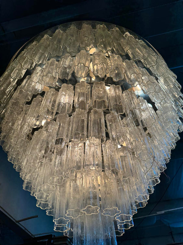 Reclaimed Tiered Mid-Century Flush Mount Chandelier  48" x 36"  GA9699