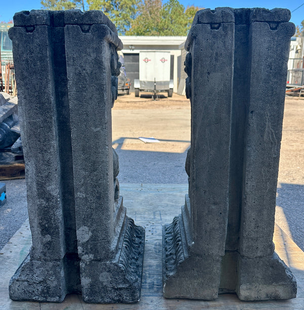 Ornate Concrete Garden Pedestals - 7 Available GA20471