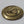 Load image into Gallery viewer, Original Civil War Raised Embossed Horse Bridle Rosette in Brass 2 1/4" GS00814
