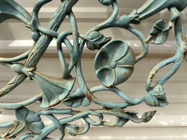 Green Patina Wrought Iron Overhead Panel GA20340