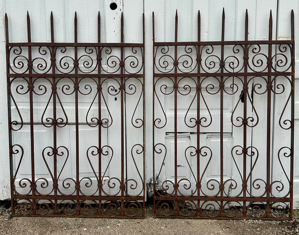 Antique Iron Garden Gate Pair GA20339