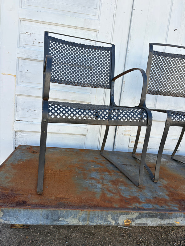Set of 3 1920's American Patio Chairs GA20464