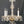 Load image into Gallery viewer, Restored 4 Light Crystal Chandelier w/ Faceted Prism Garland 25" x 19" GS00577