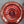 Load image into Gallery viewer, Victorian Cranberry Glass Globe w/ Top Brass Crown 8 1/4" x 7" GS00738