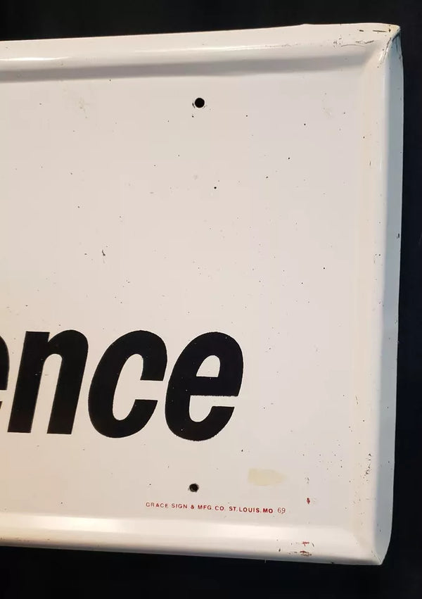1969 Kendall Motor Oil "Drive with Kendall Confidence" Sign 12' x 1' GA9724