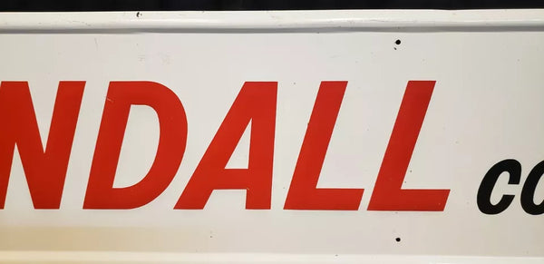 1969 Kendall Motor Oil "Drive with Kendall Confidence" Sign 12' x 1' GA9724