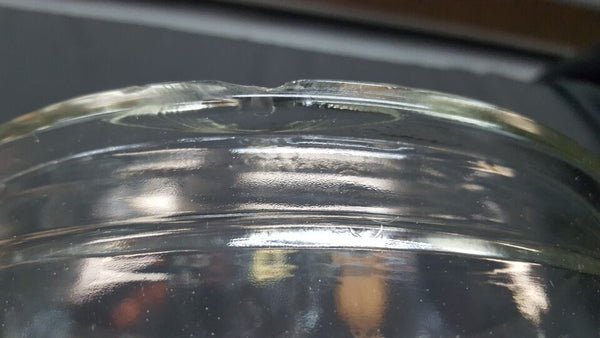 Original Vintage 13" Tall Barrel Shaped Planters Peanut's Glass Jar with Lid GAPN1