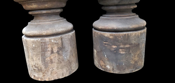 Pair of Massive Newel Posts GAM0238