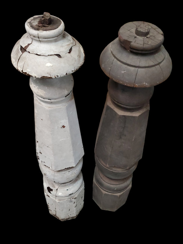 Pair of Octogon Newel Posts GAM0226